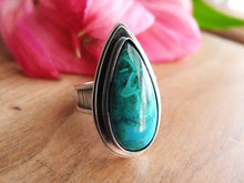 Load image into Gallery viewer, Malachite Chrysocolla Ring or Pendant (Choose Your Size)