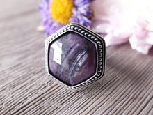 Load image into Gallery viewer, Geometric Star Sapphire Ring or Pendant (Choose Your Size)