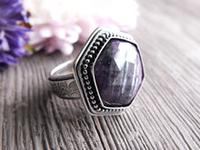 Load image into Gallery viewer, Geometric Star Sapphire Ring or Pendant (Choose Your Size)