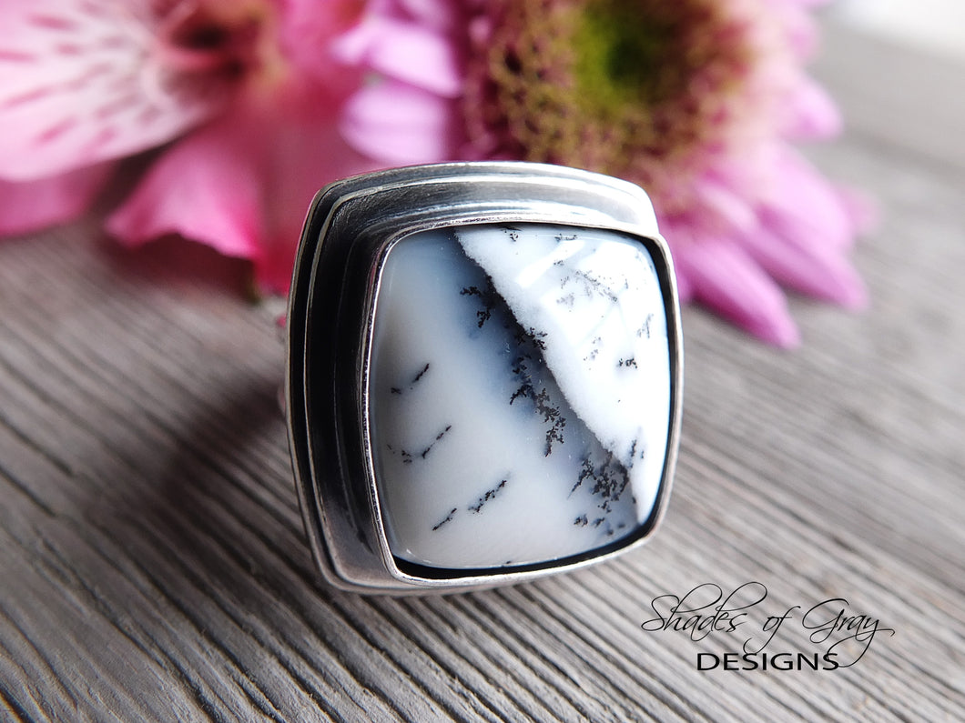 Dendritic Agate Ring (Choose Your Size)