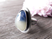 Load image into Gallery viewer, Rose Cut Bi-color Sapphire Ring or Pendant (Choose Your Size)