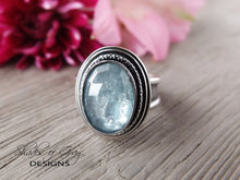 Load image into Gallery viewer, Light Blue Rose Cut Kyanite Ring or Pendant (Choose Your Size)