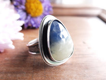 Load image into Gallery viewer, Rose Cut Bi-color Sapphire Ring or Pendant (Choose Your Size)