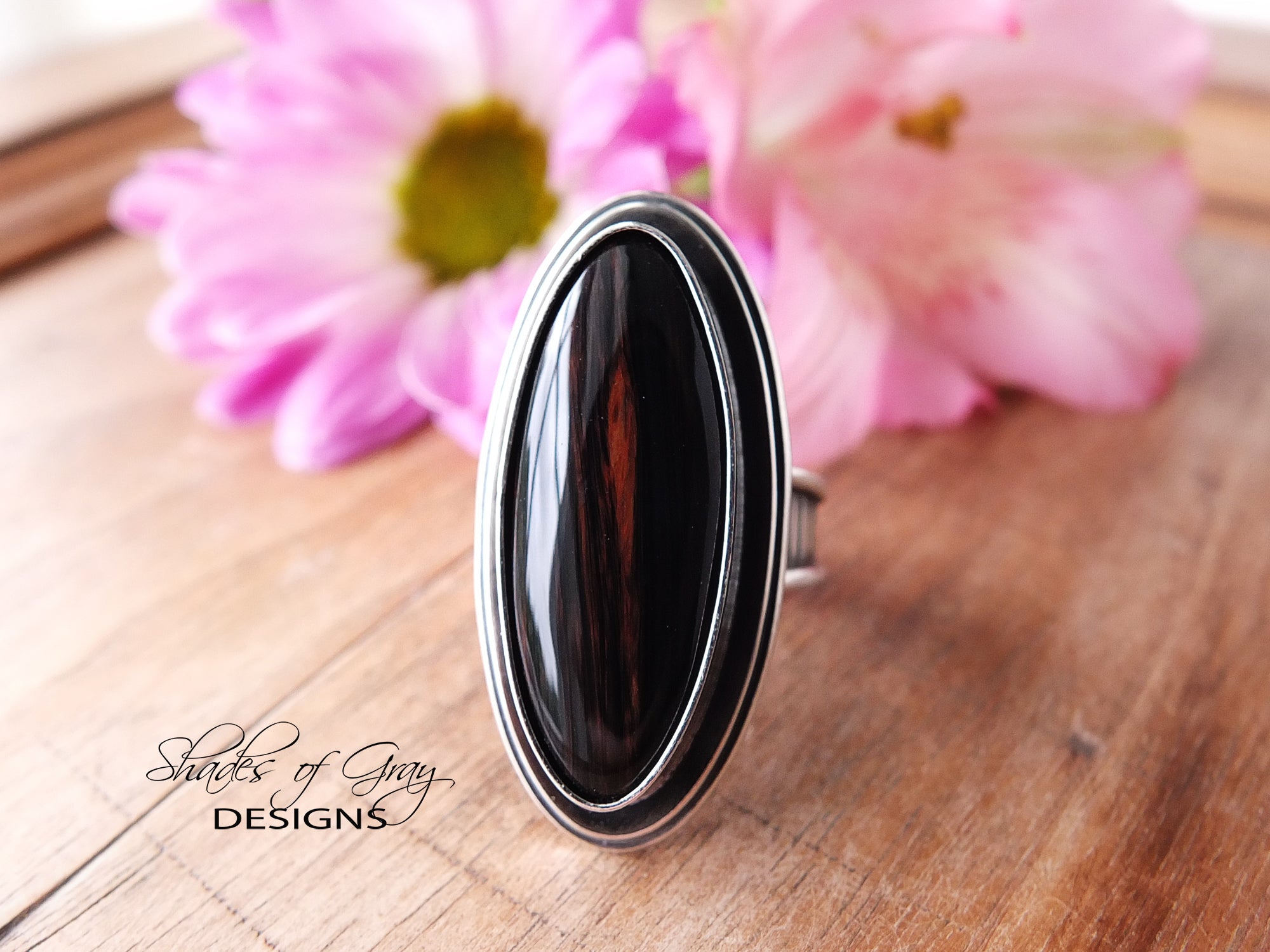 Buy Mahogany Obsidian Ring-925 Sterling Silver Ring-obsidian Ring-boho  Jewelry-statement Rings-handmade Rings-silver Obsidian Ring-women Rings  Online in India -… | Silver rings handmade, Handmade rings, Obsidian ring