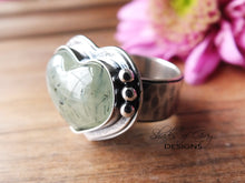 Load image into Gallery viewer, Prehnite Heart Ring or Pendant (Choose Your Size)