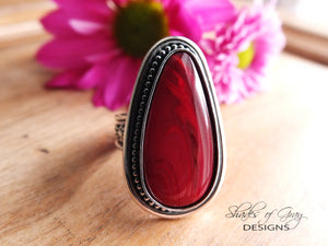 RESERVED: Wine Red Rosarita Ring or Pendant (Choose Your Size)