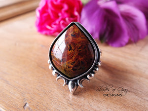 Cady Mountain Plume Agate Ring or Pendant (Choose Your Size)