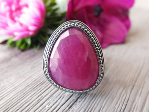 Pink Rose Cut Sapphire Ring or Pendant (Choose Your Size)