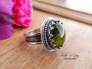 Green Tourmaline Ring or Pendant (Choose Your Size)