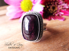 Load image into Gallery viewer, Dark Purple Tourmaline Ring or Pendant (Choose Your Size)