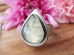 Prehnite Ring or Pendant (Choose Your Size)