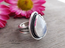 Load image into Gallery viewer, Rainbow Moonstone Ring or Pendant (Choose Your Size)