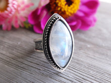 Load image into Gallery viewer, RESERVED: Rainbow Moonstone Ring or Pendant (Choose Your Size)