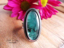 Load image into Gallery viewer, Grandidierite with Quartz Ring or Pendant (Choose Your Size)