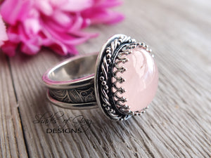 Rose Quartz Ring or Pendant (Choose Your Size)