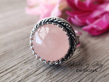 Load image into Gallery viewer, Rose Quartz Ring or Pendant (Choose Your Size)
