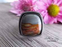 Load image into Gallery viewer, Rocky Butte Picture Jasper Ring or Pendant (Choose Your Size)