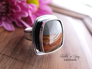 Rocky Butte Picture Jasper Ring or Pendant (Choose Your Size)