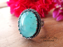 Load image into Gallery viewer, RESERVED: Dendritic Chrysoprase Ring or Pendant (Choose Your Size)