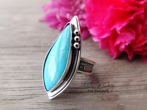 RESERVED: Kingman Turquoise Ring or Pendant (Choose Your Size)