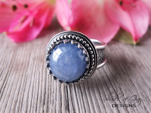 Blue Sapphire Ring or Pendant (Choose Your Size)