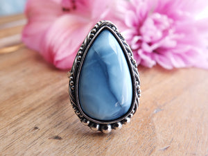Owyhee Blue Opal Ring or Pendant (Choose Your Size)