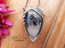 Load image into Gallery viewer, Dendritic Agate Necklace with Toggle Clasp
