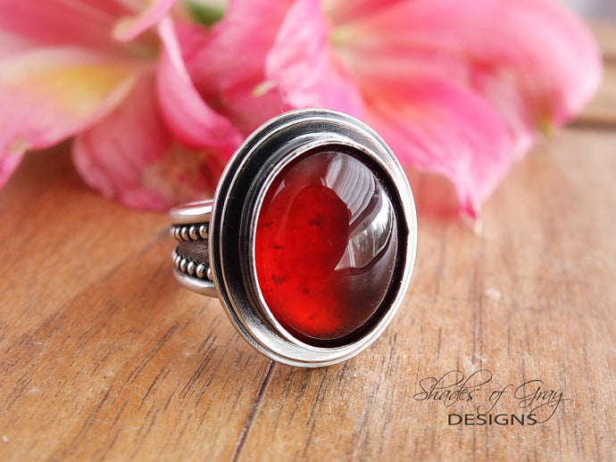 Garnet Ring or Pendant (Choose Your Size)