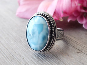 Larimar Ring or Pendant (Choose Your Size)
