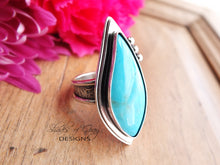 Load image into Gallery viewer, RESERVED: Kingman Turquoise Ring or Pendant (Choose Your Size)