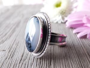 Dendritic Agate Ring or Pendant (Choose Your Size)