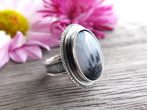 Dendritic Agate Ring or Pendant (Choose Your Size)