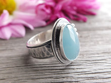 Load image into Gallery viewer, Rose Cut Aquamarine Ring or Pendant (Choose Your Size)