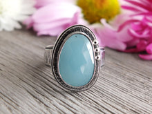 Load image into Gallery viewer, Rose Cut Aquamarine Ring or Pendant (Choose Your Size)