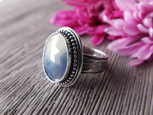 Load image into Gallery viewer, Rose Cut Bi-color Sapphire Ring or Pendant (Choose Your Size)