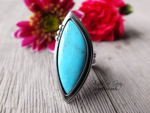 Kingman Turquoise Ring or Pendant (Choose Your Size)