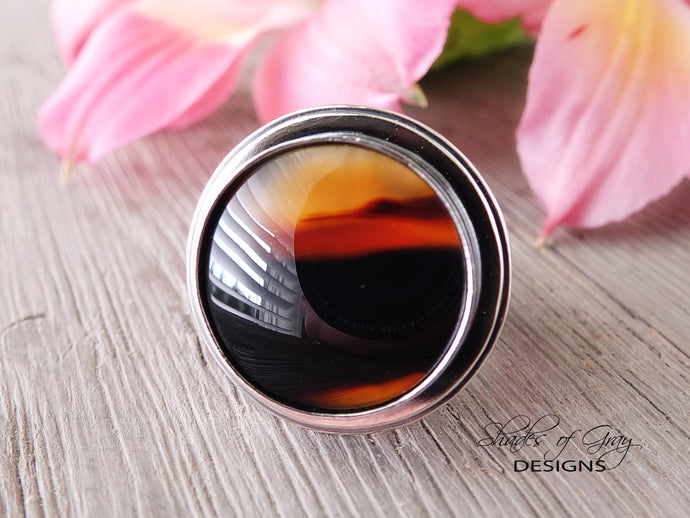 Montana Agate Ring or Pendant (Choose Your Size)