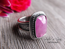 Load image into Gallery viewer, Rose Cut Pink Sapphire Ring (Choose Your Size)