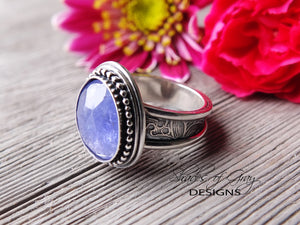 RESERVED: Rose Cut Tanzanite Ring (Choose Your Size)