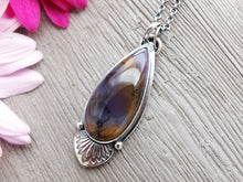 Load image into Gallery viewer, Amethyst Sage Agate Pendant