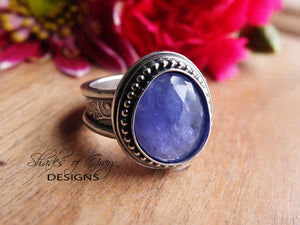 RESERVED: Rose Cut Tanzanite Ring (Choose Your Size)