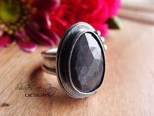 Load image into Gallery viewer, Gray Rose Cut Sapphire Ring or Pendant (Choose Your Size)