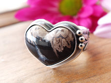 Load image into Gallery viewer, Indonesian Palm Root Heart Ring or Pendant (Choose Your Size)