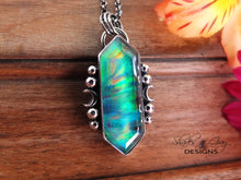 Load image into Gallery viewer, Aurora Opal and Quartz Doublet Pendant