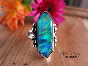Aurora Opal Doublet Ring or Pendant (Choose Your Size)