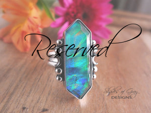 Aurora Opal Doublet Ring or Pendant (Choose Your Size)