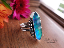 Load image into Gallery viewer, Aurora Opal Doublet Ring or Pendant (Choose Your Size)