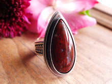 Load image into Gallery viewer, Red Moss Agate Ring (Choose Your Size)