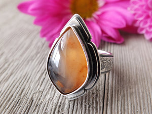 Wanong Dendritic Opal Ring or Pendant (Choose Your Size)
