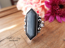 Load image into Gallery viewer, Gray Lattice Moonstone Ring or Pendant (Choose Your Size)